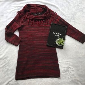 Notations Cowl Neck Sweater Dress